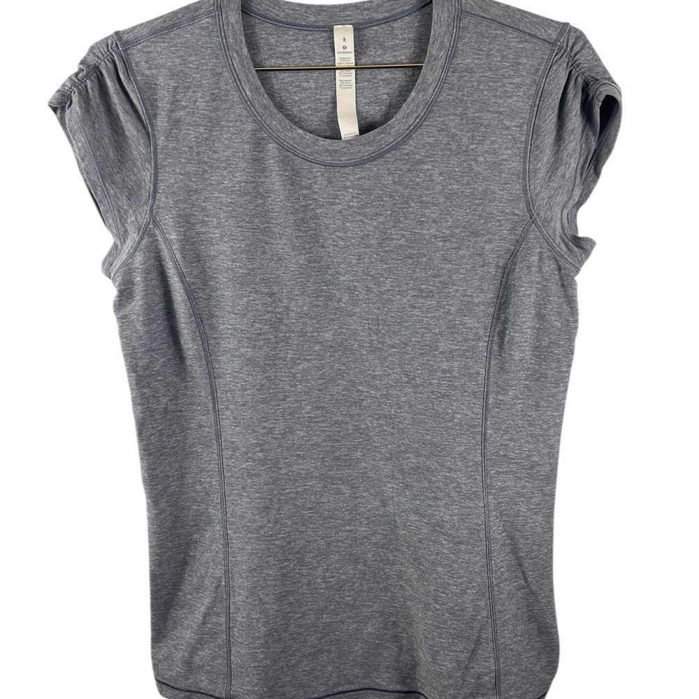 Lululemon Time To Sweat Short Sleeve
Heathered Magnet Grey